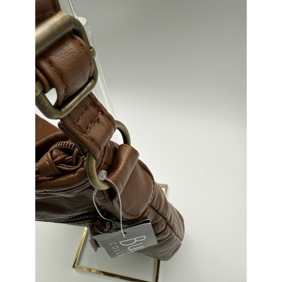 Brown Bueno Handbag Brown adjustable strap Lined Crossbody Purse Shoulder Bag - Picture 5 of 13